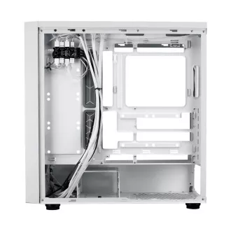 Cooler Master kućište MasterBox 600, ATX, prozirna bočna ploča, 3x 140 mm ARGB ventilator, 1x 120 mm ARGB ventilator, ARGB Hub, bijelo