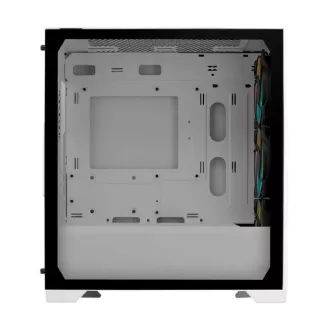 Cooler Master kućište Elite 301, mATX, prozirna bočna ploča, 3x 120 mm ARGB ventilator, bijelo