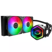 Cooler Master MasterLiquid 240 Core II vodeni hladnjak, 2x120mm, LGA1851, AM5, crni