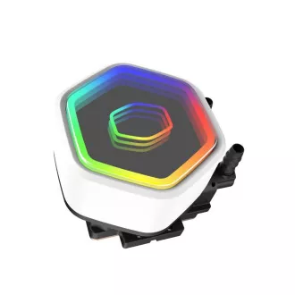Cooler Master vodeni hladnjak MasterLiquid 240 Core II, 2x240mm, LGA1851, AM5, bijela Cooler Master vodeni hladnjak MasterLiquid 240 Core II, 2x240mm, LGA1851, AM5, bijela