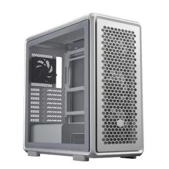 Cooler Master kućište MasterFrame 600, prozirna bočna ploča, ATX, 3x 140 mm ARGB ventilator, 1x 120 mm ARGB ventilator, ARGB hub, srebrno