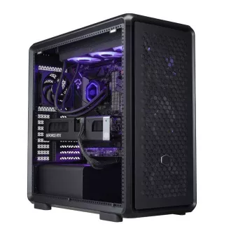 Cooler Master kućište MasterFrame 600 crno, prozirna bočna ploča, ATX, 3x 140 mm ventilator, 1x 120 mm ventilator, crno