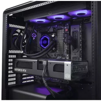 Cooler Master kućište MasterFrame 600 crno, prozirna bočna ploča, ATX, 3x 140 mm ventilator, 1x 120 mm ventilator, crno