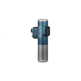 KiCA Pro pištolj za masažu, zaslon osjetljiv na dodir, 3 načina rada, 3 glave, dvostruka penetracija, izrađen od zrakoplovnog aluminija, plava