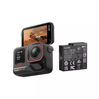 Akcijska kamera Insta360 Ace Pro 2, senzor 1/1,3", Leica optika, 2,5" zaslon osjetljiv na dodir, 8K pri 30 FPS + baterija