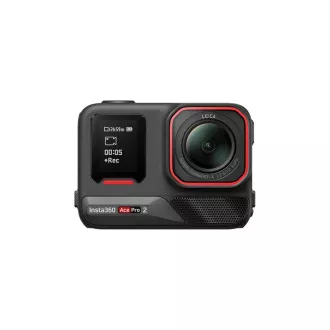 Akcijska kamera Insta360 Ace Pro 2, senzor 1/1,3", Leica optika, 2,5" zaslon osjetljiv na dodir, 8K pri 30 FPS + baterija