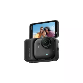 Insta360 GO Ultra minijaturna akcijska kamera, 4K Ultra HD, 60fps, magnetski sustav montaže, crna