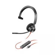 Poly Blackwire 3310 MS Teams slušalice, USB-C/A adapter, mono