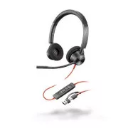 Poly Blackwire 3320 MS Teams slušalice, USB-C/A adapter, stereo