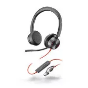Poly Blackwire 8225 MS Teams slušalice, USB-C/A adapter, stereo