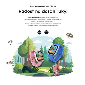 Garett Smartwatch Kids Vibe 4G AMOLED plavi