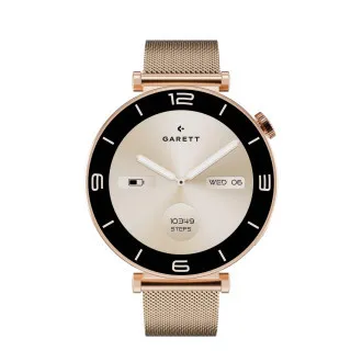 Garett pametni sat ROSE gold, mrežasti čelik - Rabljen Garett pametni sat ROSE gold, mrežasti čelik - Rabljen