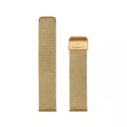 Garett univerzalni remen 18 mm, zlatni metal, tip Mesh zlatni