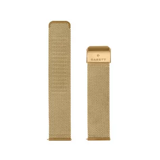 Garett univerzalni remen 18 mm, zlatni metal, tip Mesh zlatni