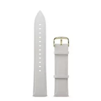 Garett univerzalni remen 20 mm, bijeli sa zlatnom kopčom, eko koža Garett univerzalni remen 20 mm, bijeli sa zlatnom kopčom, eko koža