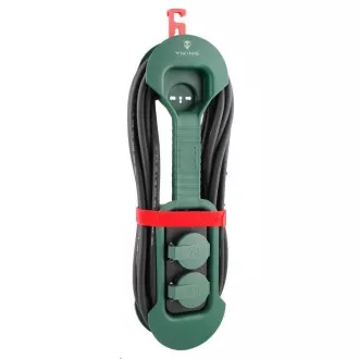 Viking mrežna produžna utičnica R280, 2x AC 230V, IP44, dužina 8 m