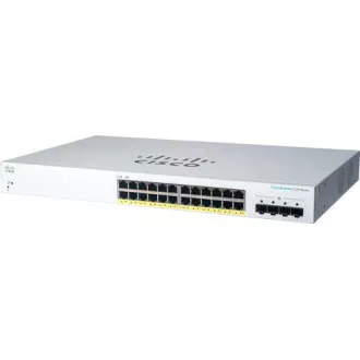 Cisco preklopnik CBS220-24P-4G (24xGbE, 4xSFP, 24xPoE+, 195W) - OSVJEŽI Cisco preklopnik CBS220-24P-4G (24xGbE, 4xSFP, 24xPoE+, 195W) - OSVJEŽI