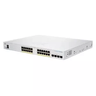 Cisco preklopnik CBS250-24FP-4X (24xGbE, 4xSFP+, 24xPoE+, 370W) - OSVJEŽI