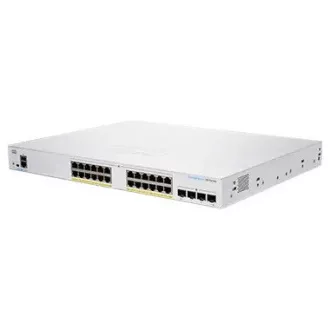 Cisco preklopnik CBS350-24FP-4G-UK (24xGbE, 4xSFP, 24xPoE+, 370W) - OSVJEŽI