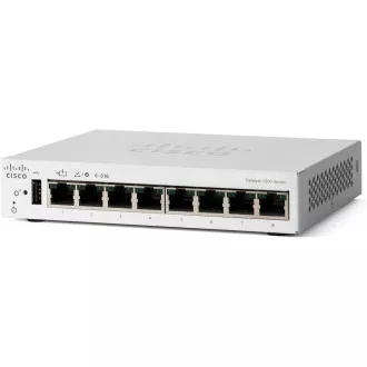 Cisco Catalyst switch C1200-8T-D (8xGbE, 1xPoE-in, bez ventilatora) Cisco Catalyst switch C1200-8T-D (8xGbE, 1xPoE-in, bez ventilatora)
