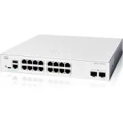 Preklopnik Cisco Catalyst C1300-16T-2G (16xGbE, 2xSFP, bez ventilatora)
