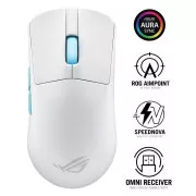 ASUS miš ROG Harpe Ace Aim Lab Edition, Bluetooth, bijeli