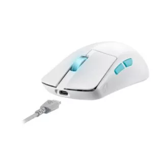 ASUS miš ROG Harpe Ace Aim Lab Edition, Bluetooth, bijeli