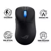 ASUS miš ROG Keris II Ace, bežični gaming miš, crni