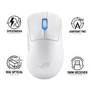 ASUS miš ROG Keris II Ace, bežični gaming miš, bijeli
