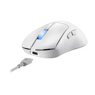 ASUS miš ROG Keris II Ace, bežični gaming miš, bijeli