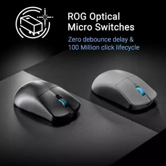 ASUS Gaming miš ROG Harpe Ace Mini, Wireless BT, RF 2.4GHz, crni