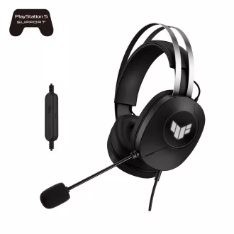 ASUS slušalice TUF Gaming H1 GEN II, Wired Gaming Headset, crne ASUS slušalice TUF Gaming H1 GEN II, Wired Gaming Headset, crne