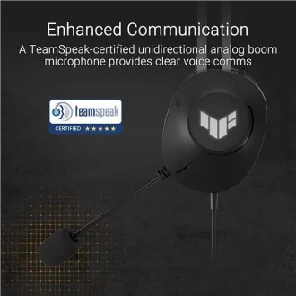 ASUS slušalice TUF Gaming H1 GEN II, Wired Gaming Headset, crne ASUS slušalice TUF Gaming H1 GEN II, Wired Gaming Headset, crne