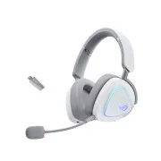 Slušalice ASUS ROG DELTA II, Wireless 2.4GHz, ARGB, bijele