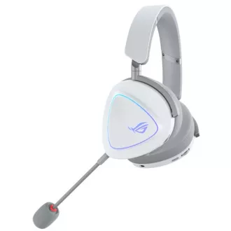 Slušalice ASUS ROG DELTA II, Wireless 2.4GHz, ARGB, bijele