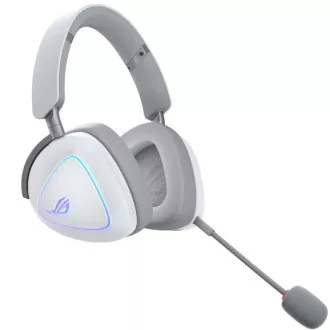 Slušalice ASUS ROG DELTA II, Wireless 2.4GHz, ARGB, bijele