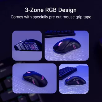 ASUS ROG Keris II Origin miš, bežični gaming miš, crni