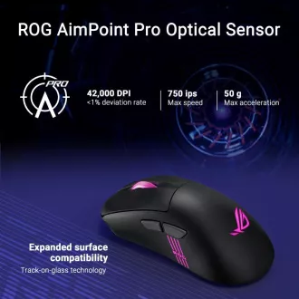 ASUS ROG Keris II Origin miš, bežični gaming miš, crni