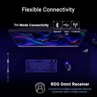 ASUS ROG Keris II Origin miš, bežični gaming miš, crni