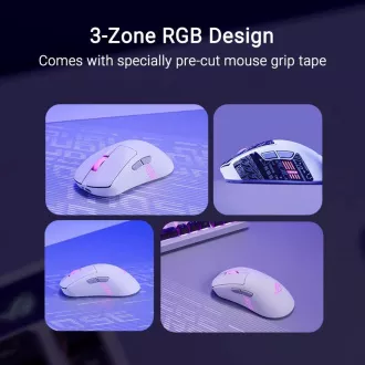 ASUS ROG Keris II Origin miš, bežični gaming miš, bijeli