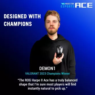 ASUS ROG Harpe II Ace igraći miš, bežični, crni