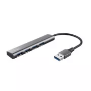 TRUST Halyx Aluminium USB 3.2 Gen1 Hub s 4 priključka