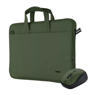 TRUST Set torba za prijenosno računalo 16" Torba za prijenosno računalo + bežični miš, zelena