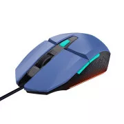 TRUST miš GXT 109B FELOX Gaming Mouse, optički, USB, plavi