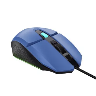 TRUST miš GXT 109B FELOX Gaming Mouse, optički, USB, plavi