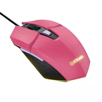 TRUST miš GXT 109P FELOX Gaming Mouse, optički, USB, ružičasti