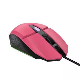 TRUST miš GXT 109P FELOX Gaming Mouse, optički, USB, ružičasti