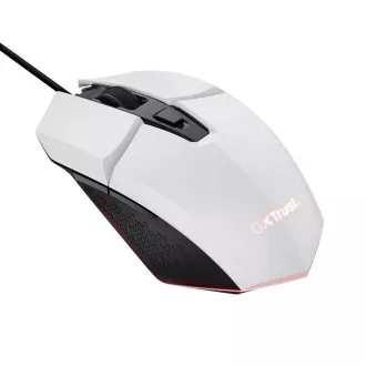 TRUST miš GXT 109W FELOX Gaming Mouse, optički, USB, bijeli