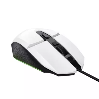 TRUST miš GXT 109W FELOX Gaming Mouse, optički, USB, bijeli