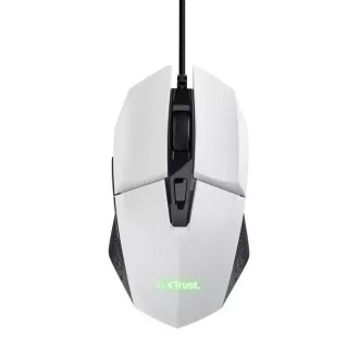 TRUST miš GXT 109W FELOX Gaming Mouse, optički, USB, bijeli